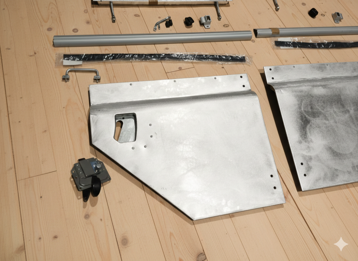 Kit de medias puertas traseras – Land Rover Defender / Series / Santana